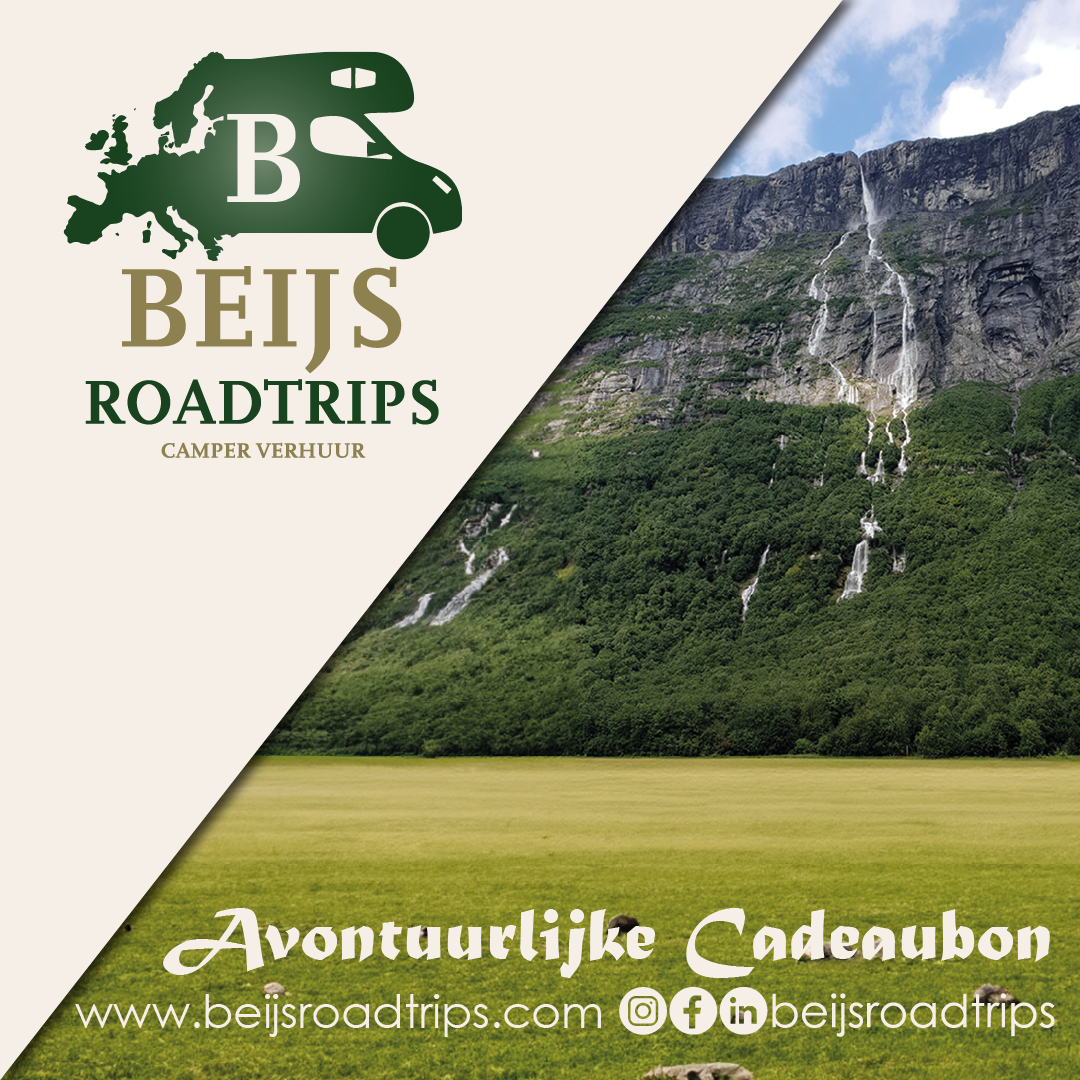 Beijs Roadtrips Motorhome Gift Card for a luxury road trip from North Brabant