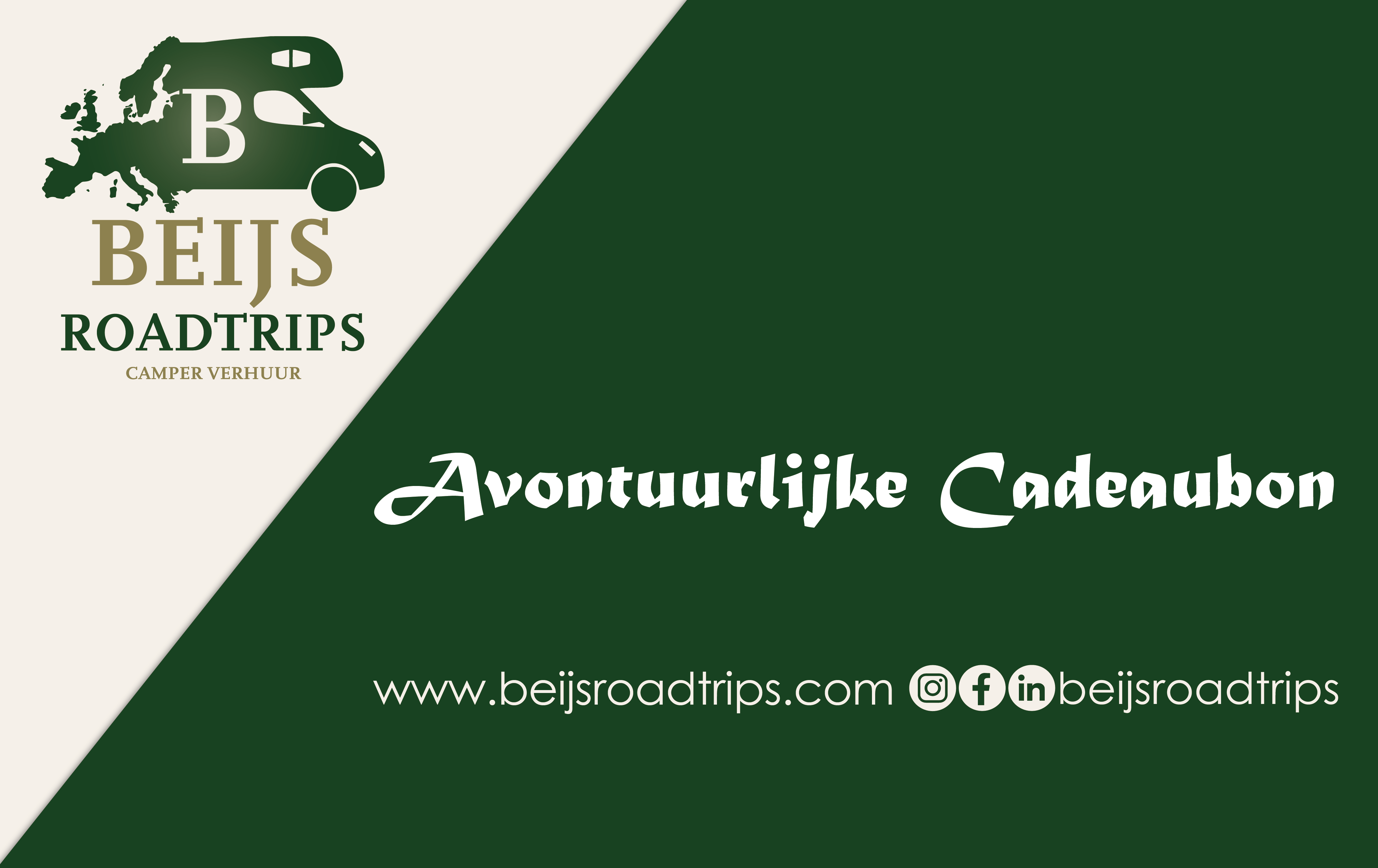 Gift voucher for Beijs Roadtrips Camper Rental