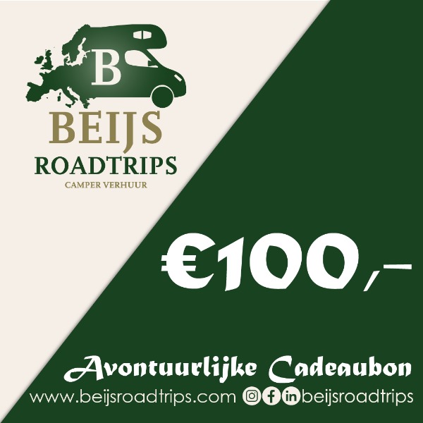 De Beijs Roadtrips Cadeaubon! T.w.v: €100,-